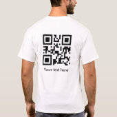 Tシャツ(カスタムな文字) Tシャツ (裏面)