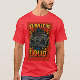 Tシャツ-カセットテーププレーヤー 80年代 Tシャツ
