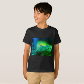 Tシャツ - カラフルな宇宙 (正面フル)