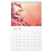 Tシャツ カレンダー (1月 2027)