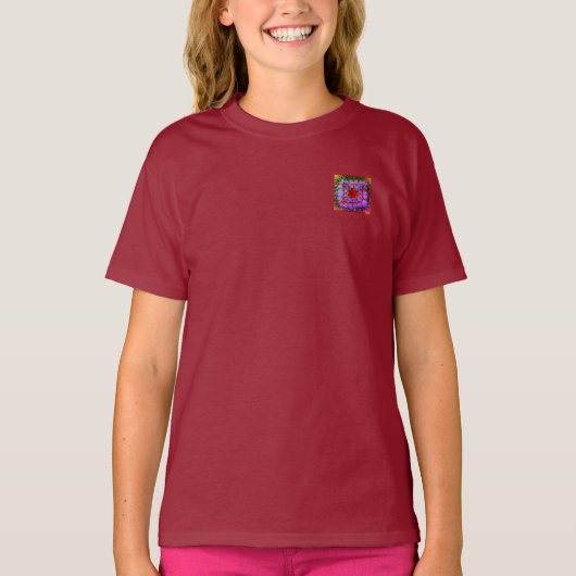 Tシャツ ガールズスタイル デザイン (正面)