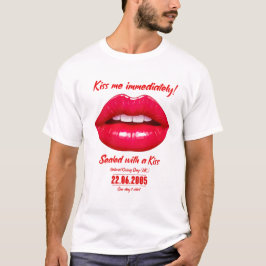 Tシャツ キス