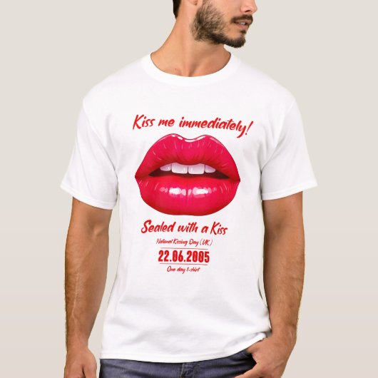 Tシャツ キス (正面)