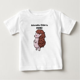 Tシャツ キッズ ハリネズミのデザインがかわいい