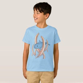 Tシャツ – クジラが草を泳ぐ