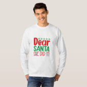 Tシャツ クリスマス ジョーク (正面フル)