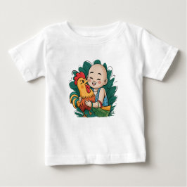 Tシャツ | クロエ ベイビー ハグス ザ ルースター