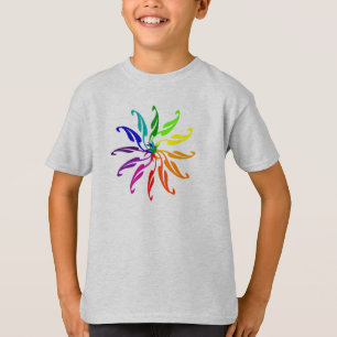 Tシャツ - グラフィック カラー ホイール