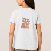 Tシャツ(ケーキとハッピーバースデー) トライブレンドＴシャツ (裏面)