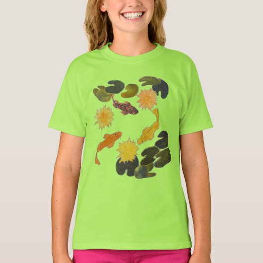 Tシャツ – コイ池 (正面)