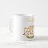 Tシャツ コーヒーマグカップ (正面左)
