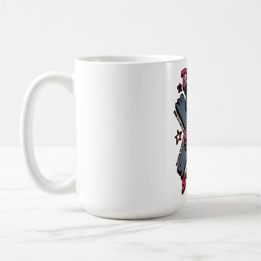 Tシャツ コーヒーマグカップ (左)