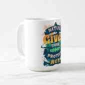 Tシャツ コーヒーマグカップ (正面左)