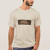 Tシャツ (コーヒー再起動｜コーヒー好きのための) (正面)