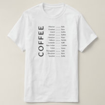 Tシャツ – コーヒー言語