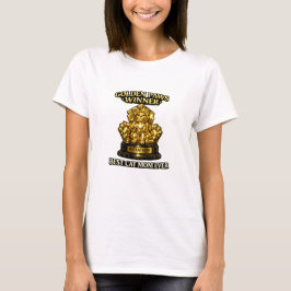 Tシャツ ゴールデンパウズの勝者 最高の猫ママのシャツ