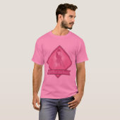 Tシャツ-サポート乳癌の研究 Tシャツ (正面フル)