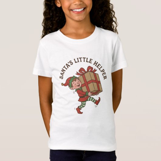 Tシャツ サンタの小さな助っ人 (正面)