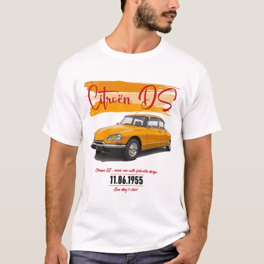 Tシャツ シトロエン DS (正面)
