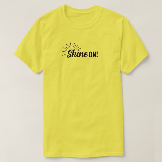 Tシャツ – シャイン・オン (デザイン正面)