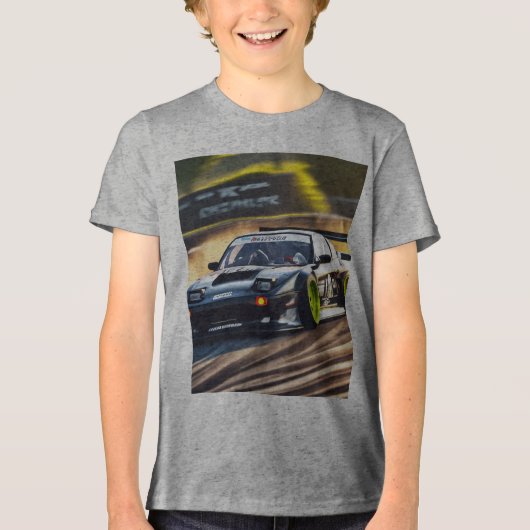 Tシャツ、シャツ、衣類、衣類 トライブレンドTシャツ (正面)