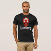 Tシャツ スカル 照らされた - Rebellion78 (正面フル)