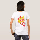 Tシャツ: "スケートすべて! " Tシャツ (裏面フル)