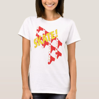 Tシャツ: "スケートすべて! " Tシャツ