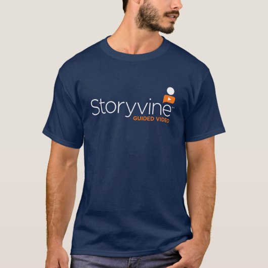 Tシャツ – ストーリーバインDark Blue PremiumメンズTシャツ (正面)