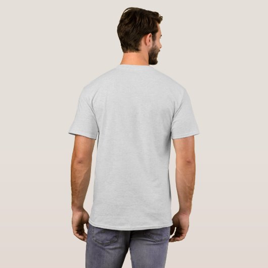 Tシャツ-スノーボードのクリスマスの雪だるま Tシャツ (裏面フル)