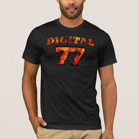 Tシャツ デジタル77 (正面)