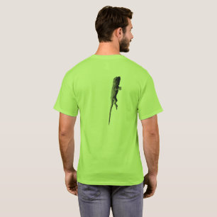 Tシャツ、トカゲが背中に乗ってる! Tシャツ