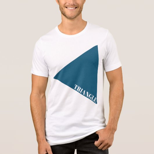Tシャツ - トライアングルアブストラクト (正面)