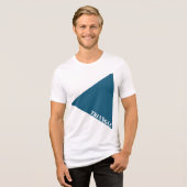 Tシャツ - トライアングルアブストラクト (正面全面)