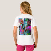 Tシャツ - ネオンパルス (裏面フル)