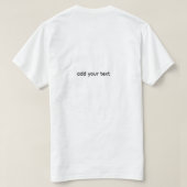 Tシャツ ハウス ウォールアート | 小さな隠れ家 (デザイン裏面)
