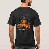 Tシャツ：ハロウィンのかぼちゃ #1 Tシャツ (裏面)