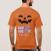 Tシャツ:ハロウィンの顔 #2 Tシャツ (裏面)