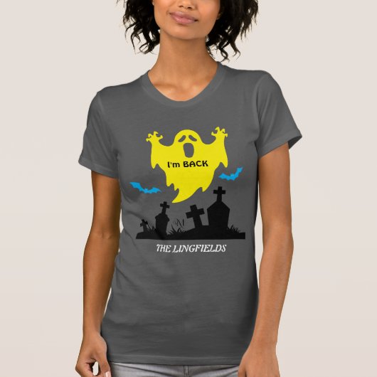 Tシャツ：ハロウィン 私は戻ってきました #6 Tシャツ (正面)