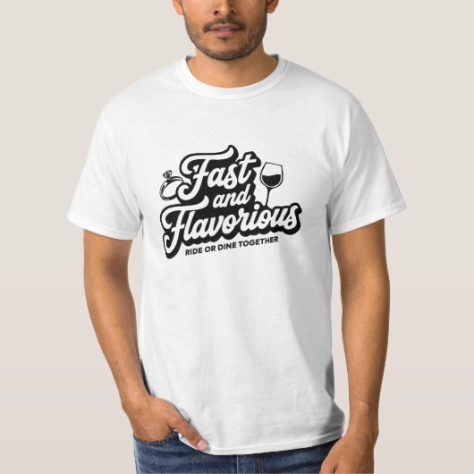 Tシャツ - ファスト&フラバシリーズ (正面)