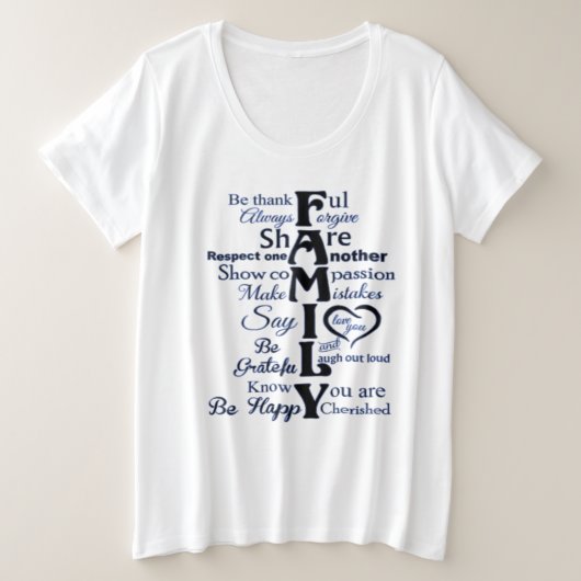 Tシャツ – ファミリ線 (デザイン正面)