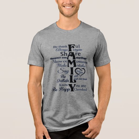 Tシャツ – ファミリ線 (正面)