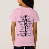 Tシャツ – ファミリ線 (裏面)
