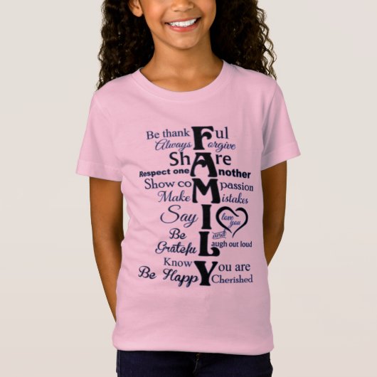 Tシャツ – ファミリ線 (正面)