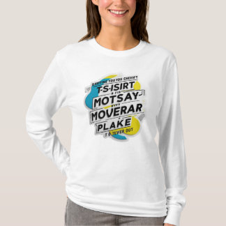 Tシャツ/フード付名物ことわざロゴデザイン Tシャツ
