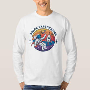 Tシャツ/フード付/スウェットシャツ「宇宙探索」 Tシャツ