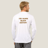 Tシャツ ブラックヒストリーマンス100周年 (背面全体)