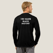 Tシャツ ブラックヒストリーマンス100周年 (背面全体)