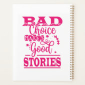 Tシャツ プランナー手帳 (裏面)