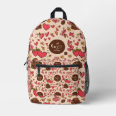 Tシャツ プリントバックパック (正面)